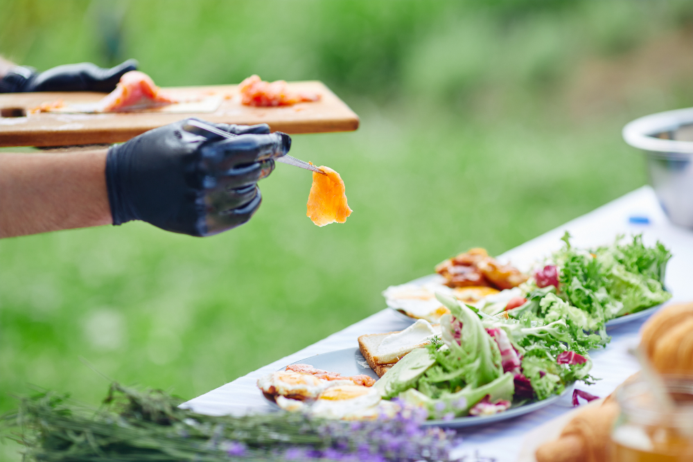 Plated gourmet dish from Hidden Hills